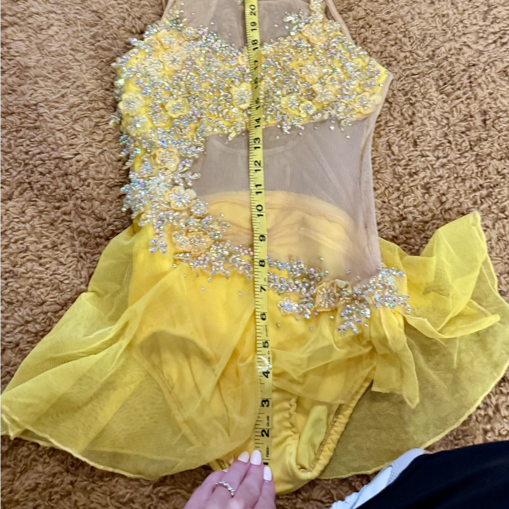 Custom Lyrical solo costume size 12 girth 51, waist 25 inches chest 27 inches